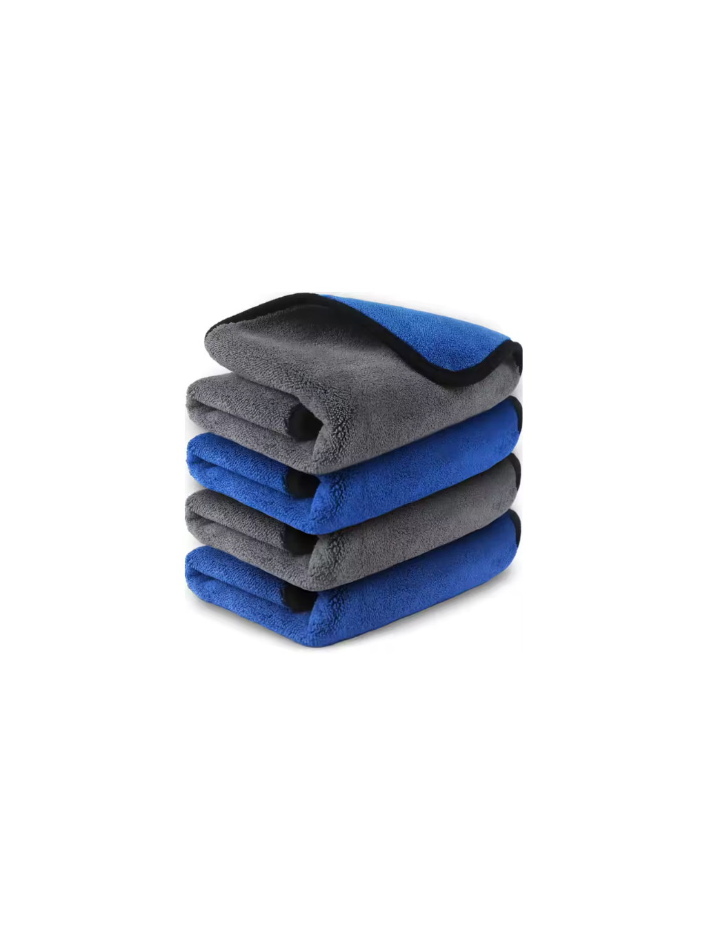 Microfiber towel. (Blue and grey)
